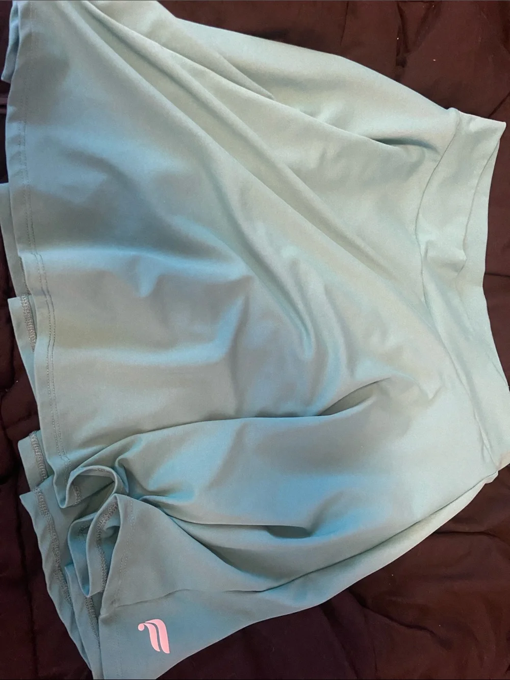 Fabletics Mint Aqua Circle Skater Skirt